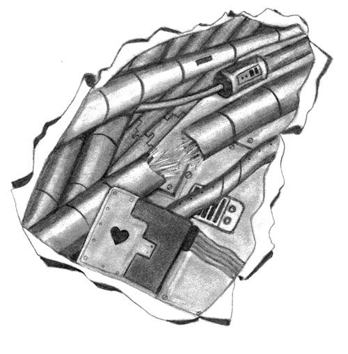 Biomechanika kable tatuaż wzór