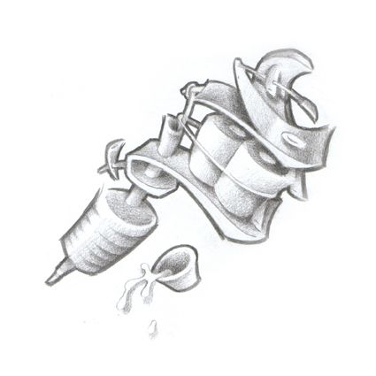 Maszynka do tatuaży wzór