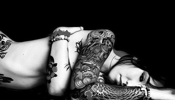 Tatuaż rękawek różne motywy