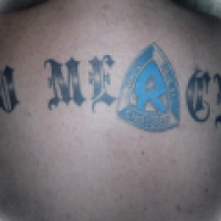 Napis i logo Ruch Chorzów