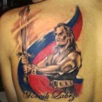 Tatuaż Górnik Zabrze