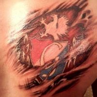 Tatuaż logo Górnik Zabrze