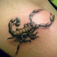 Tatuaż skorpion
