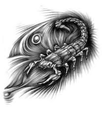 Wzór tatuażu skorpion znak zodiaku
