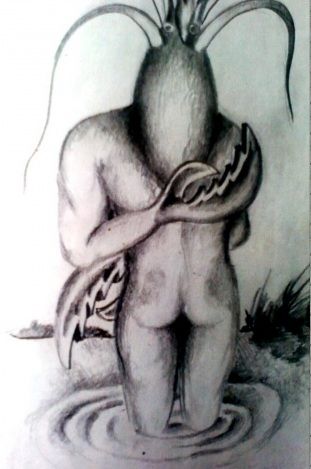 Zodiak wzór tatuażu rak