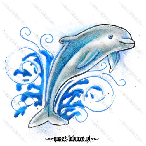 Błękitny delfinek