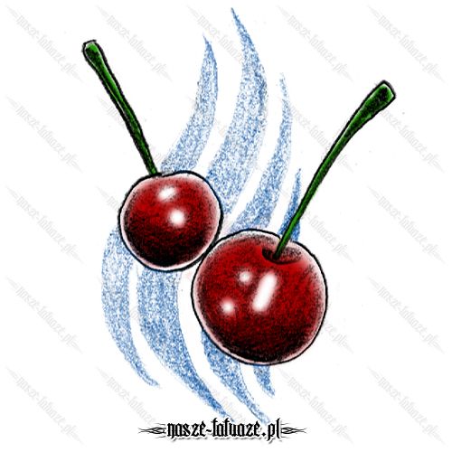 Dwie czerwone wiśnie