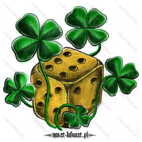 Kostka z koniczynami