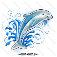 Błękitny delfinek