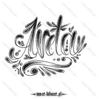 Tatuaż imię Aneta