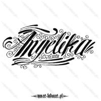 Tatuaż imię Angelika