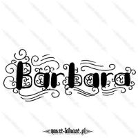 Tatuaż imię Barbara