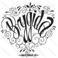 Tatuaż imię Brygida