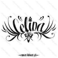 Tatuaż imię Cecylia