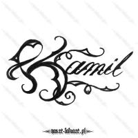 Tatuaż imię Kamil