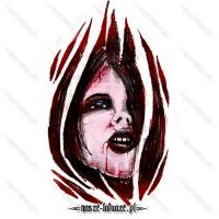 Zakrwawiona twarz kobiety