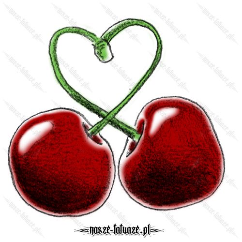 Wiśnie z serduszkiem